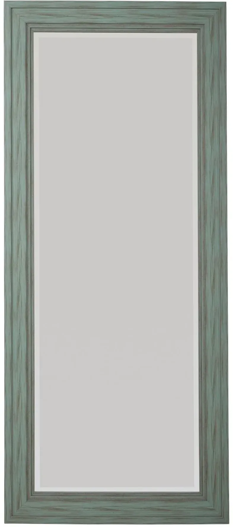 JACEE FLOOR MIRROR ANTIQUE TEAL SIGNATURE DESIGN