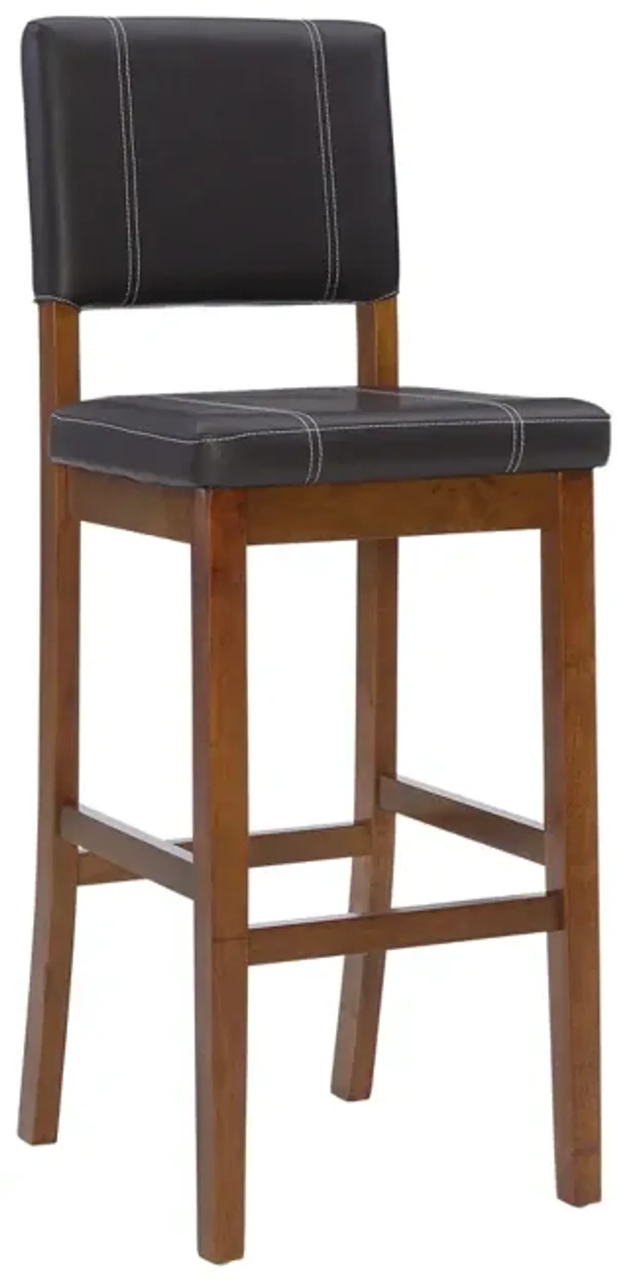 Linon 30 Inch Milano Bar Stool Brown