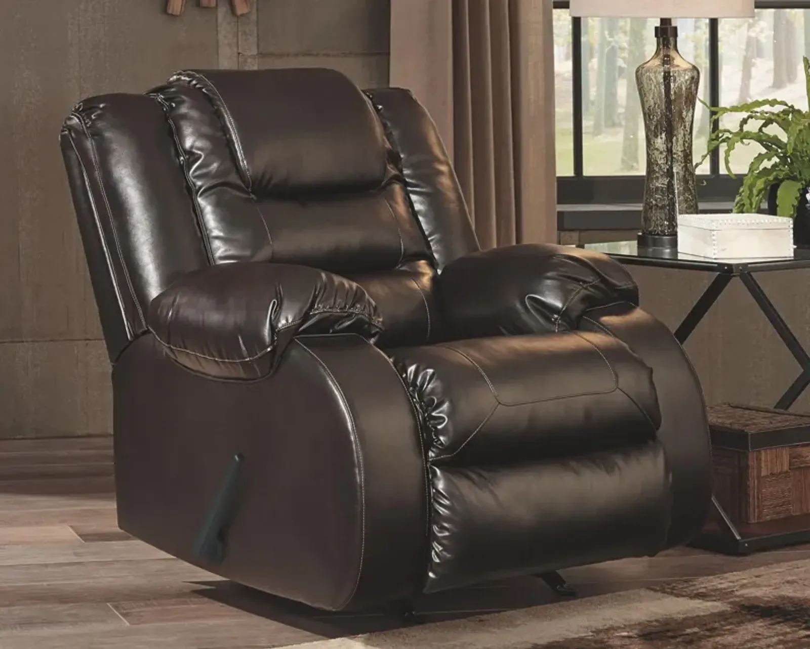 Ashley Vacherie Chocolate Rocker Recliner