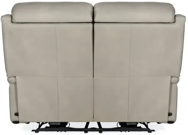 Hooker Furniture Rhea Zero Gravity Power Recline Leather Loveseat with Power Headrest