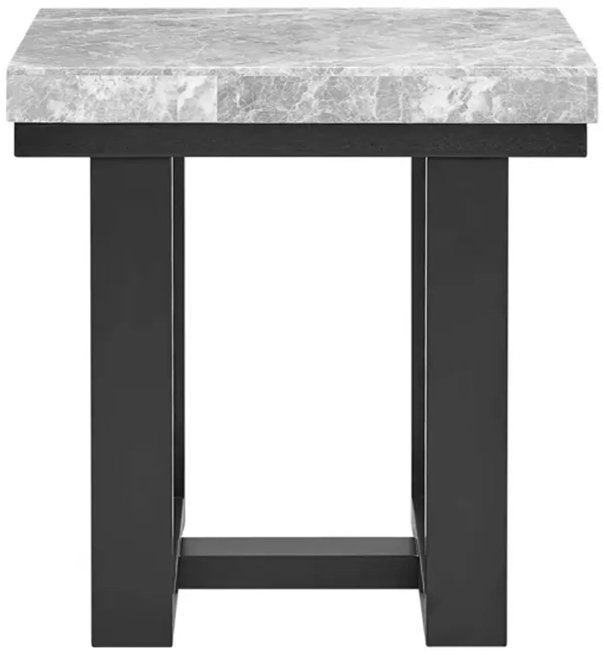 Steve Silver Lucca Gray Marble End Table