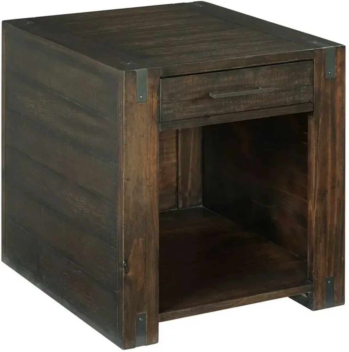 Hammary Portman Rectangular Drawer End Table