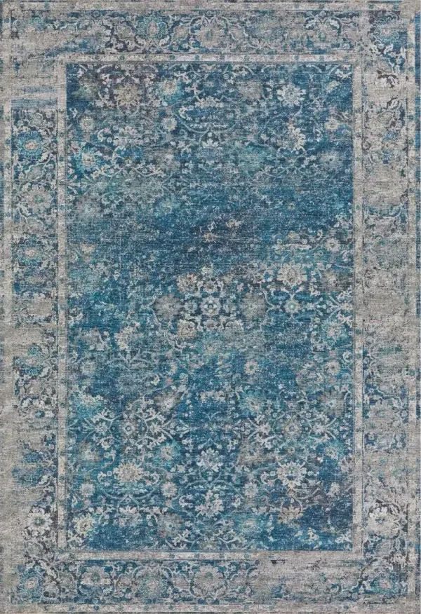 Dalyn Vintage Indigo Distressed Classic 5'X8' Area Rug