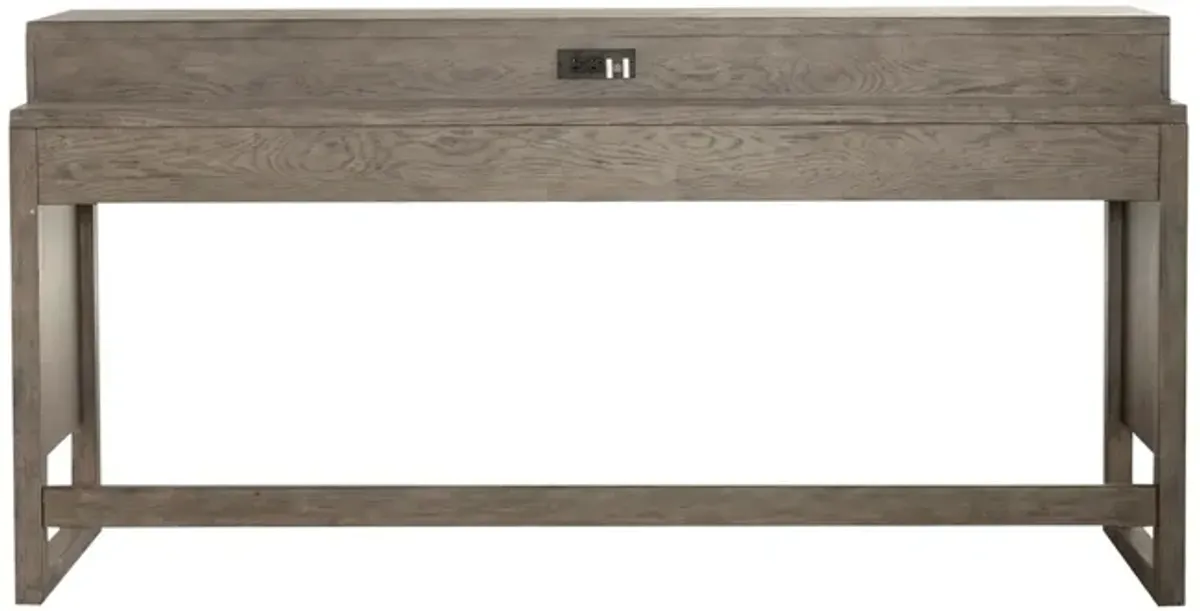 Liberty Furniture Bartlett Field Dusty Taupe Console Bar Table