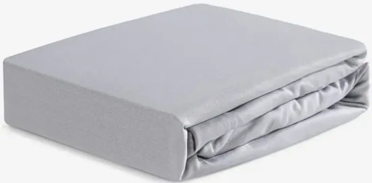 Bedgear Light Grey Dri-Tec Performance Crib Sheet