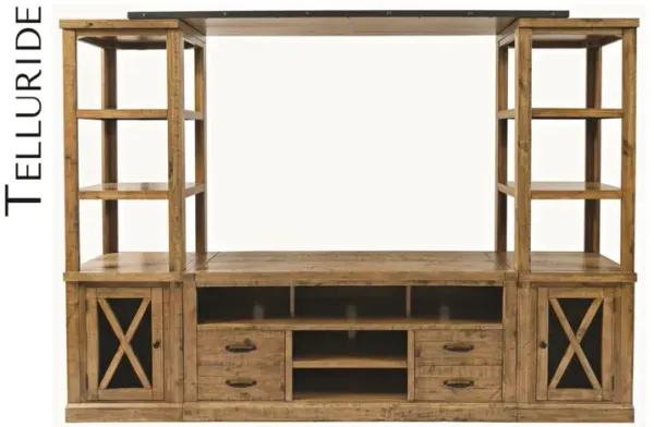Jofran Telluride 70 Inch Media Entertainment TV Stand