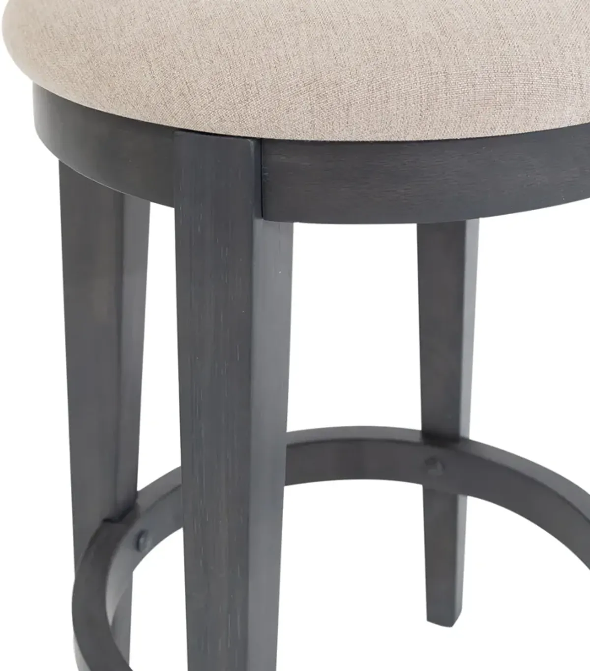 Liberty Furniture Ocean Isle Slate with Weathered Pine Upholstered Console Stool