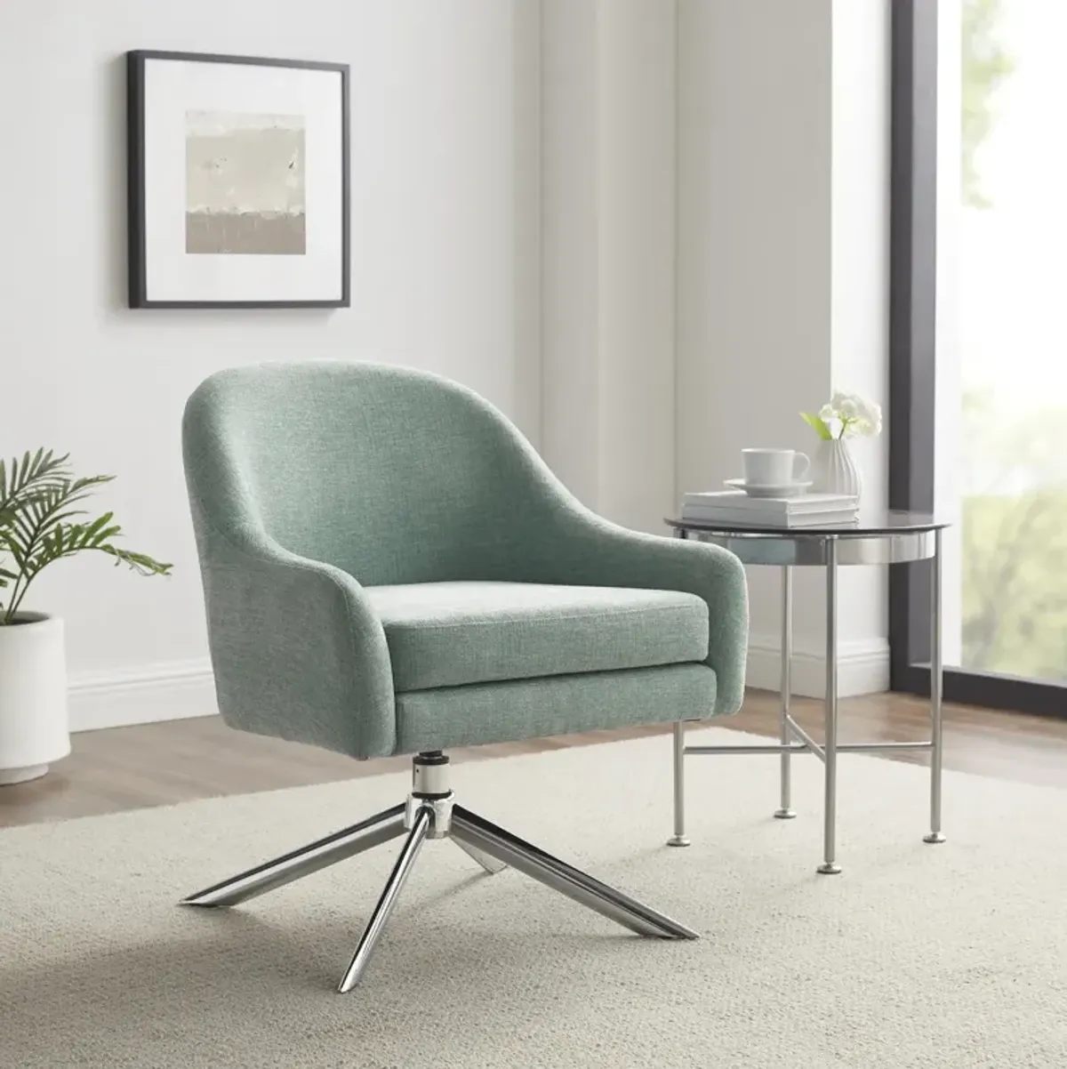 Lachlan Capri Swivel Accent Chair