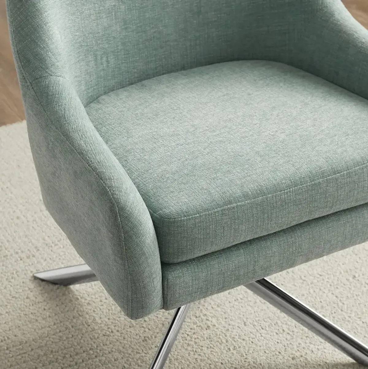 Lachlan Capri Swivel Accent Chair