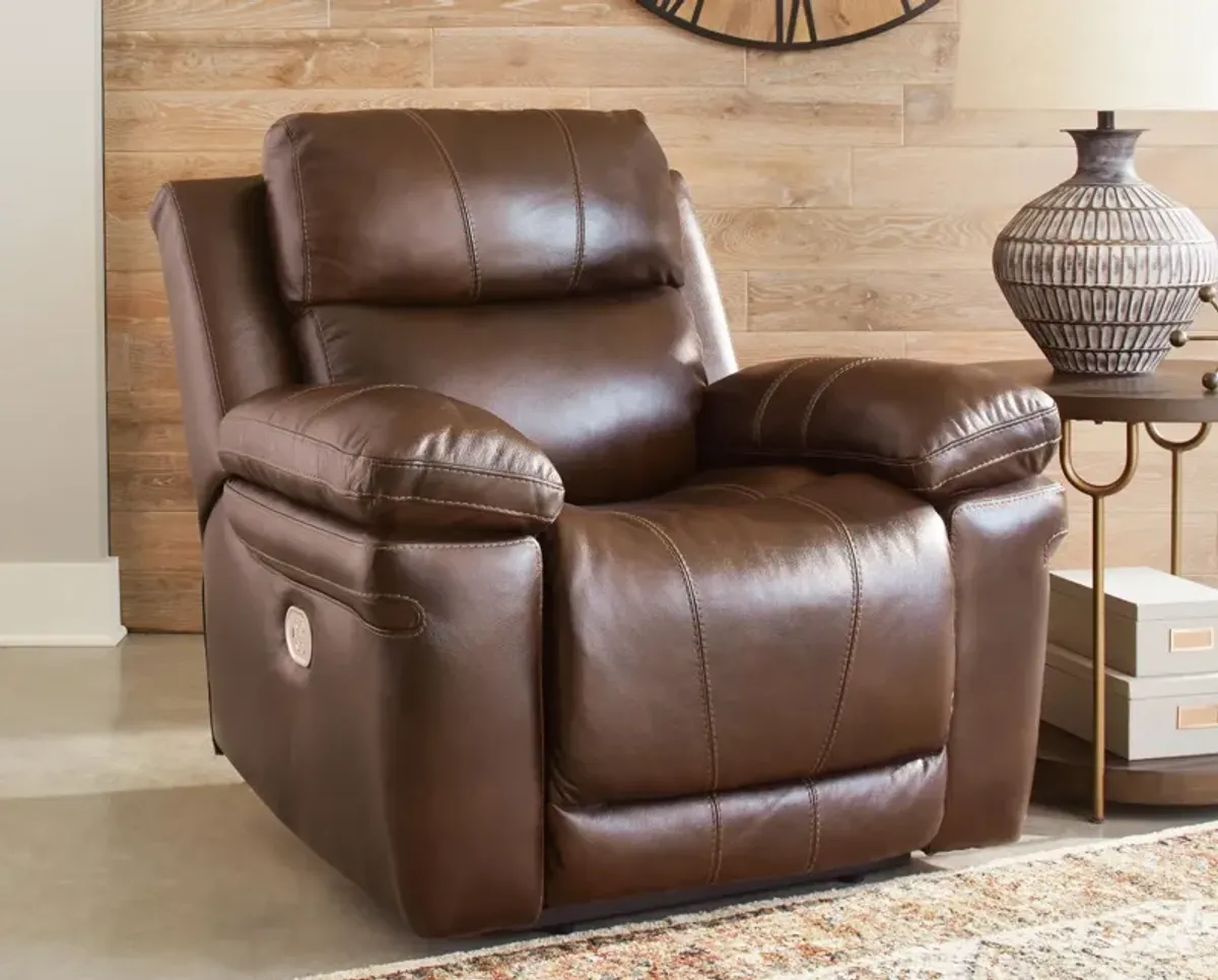 Ashley Edmar Chocolate Power Recliner