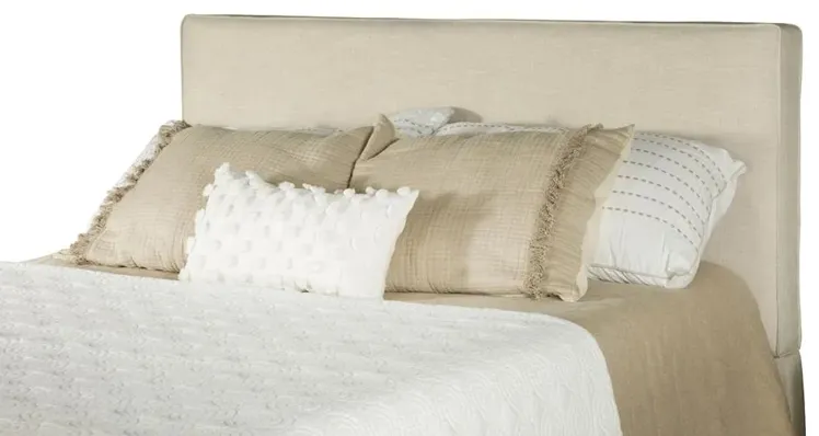 IZZY QUEEN FULL HEADBOARD SAND (SELF WELT DETAIL)