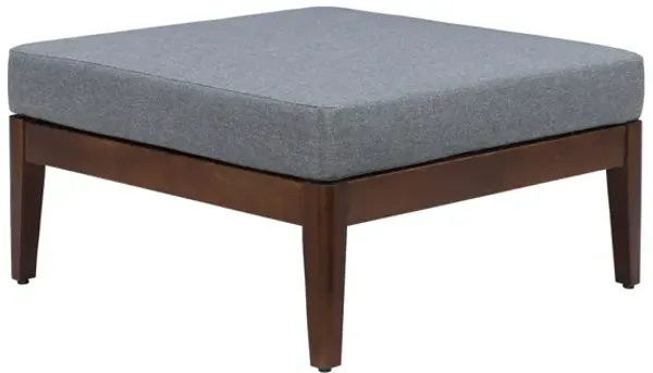 Linon Summerlyn Walnut Ottoman