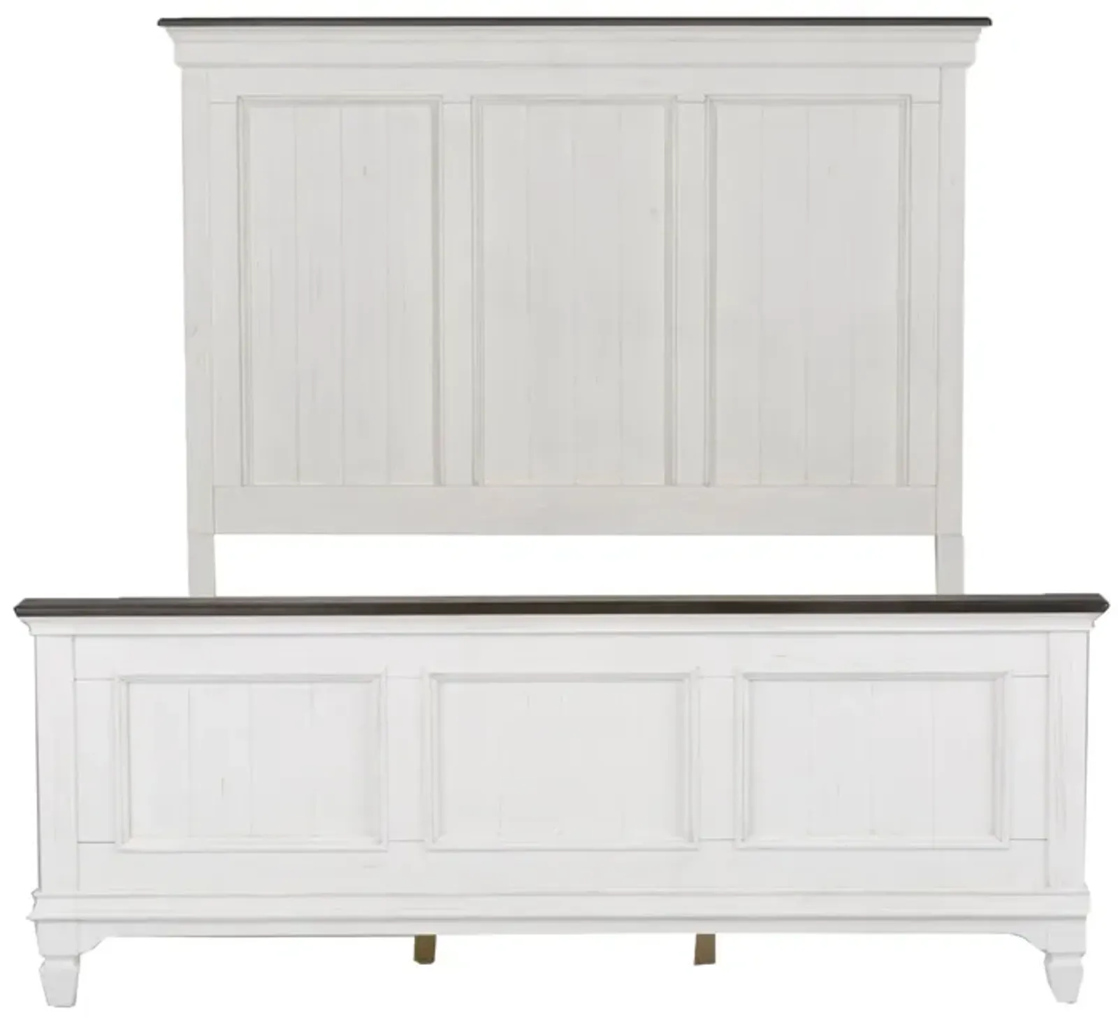 Liberty Furniture Complete King Bedroom Set Panel Bed, Dresser & Mirror Allyson Park