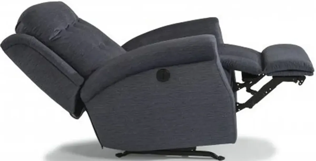 Flexsteel Minnie Navy Power Rocking Recliner