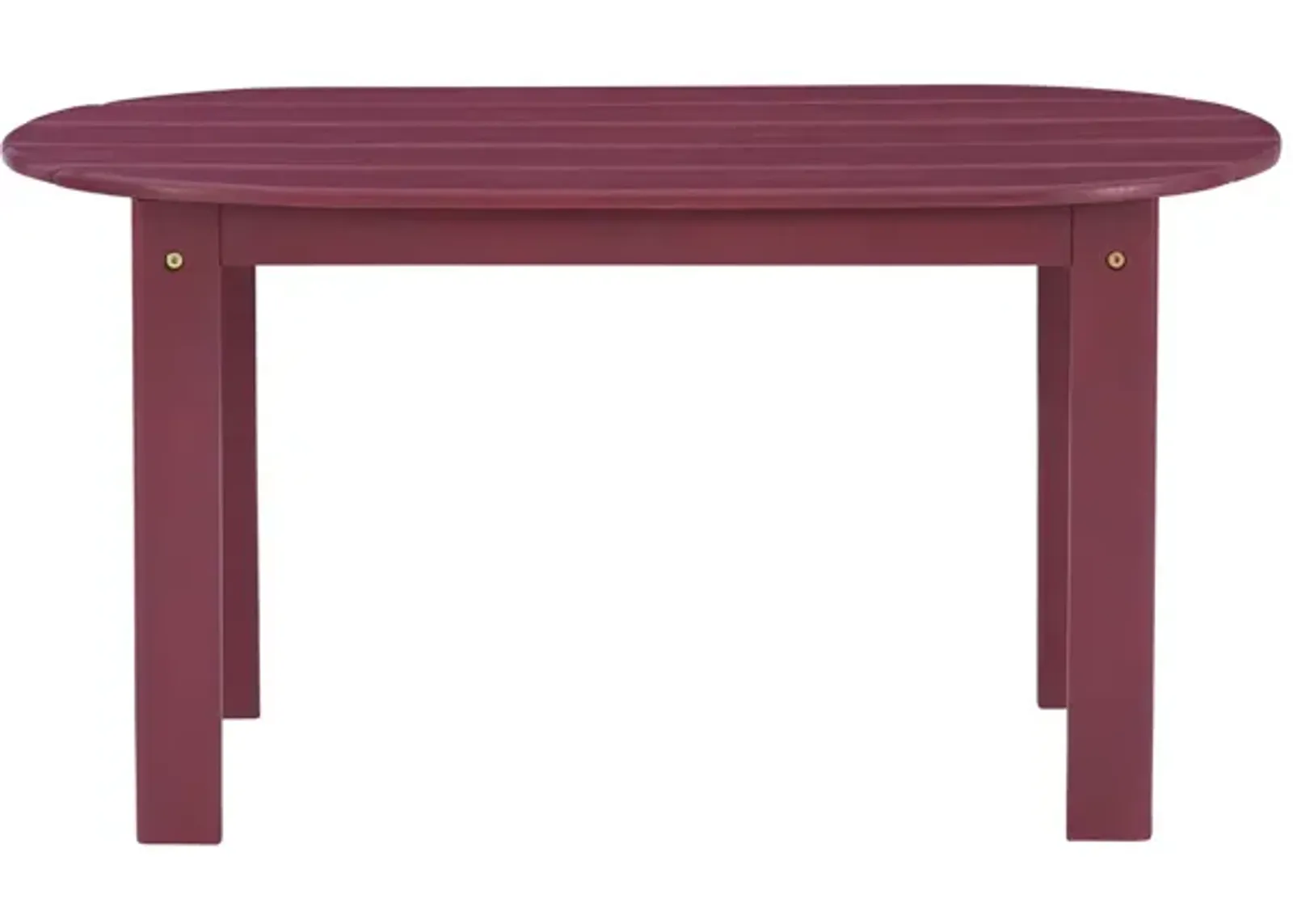 Linon Adirondack Red Coffee Table