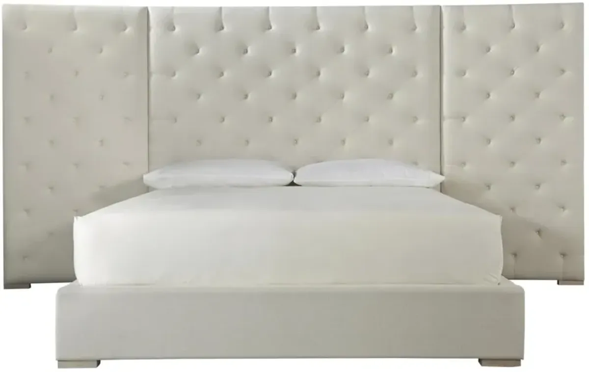 Universal Modern Brando Waltz/Quartz Upholstered California King Bed with Panels