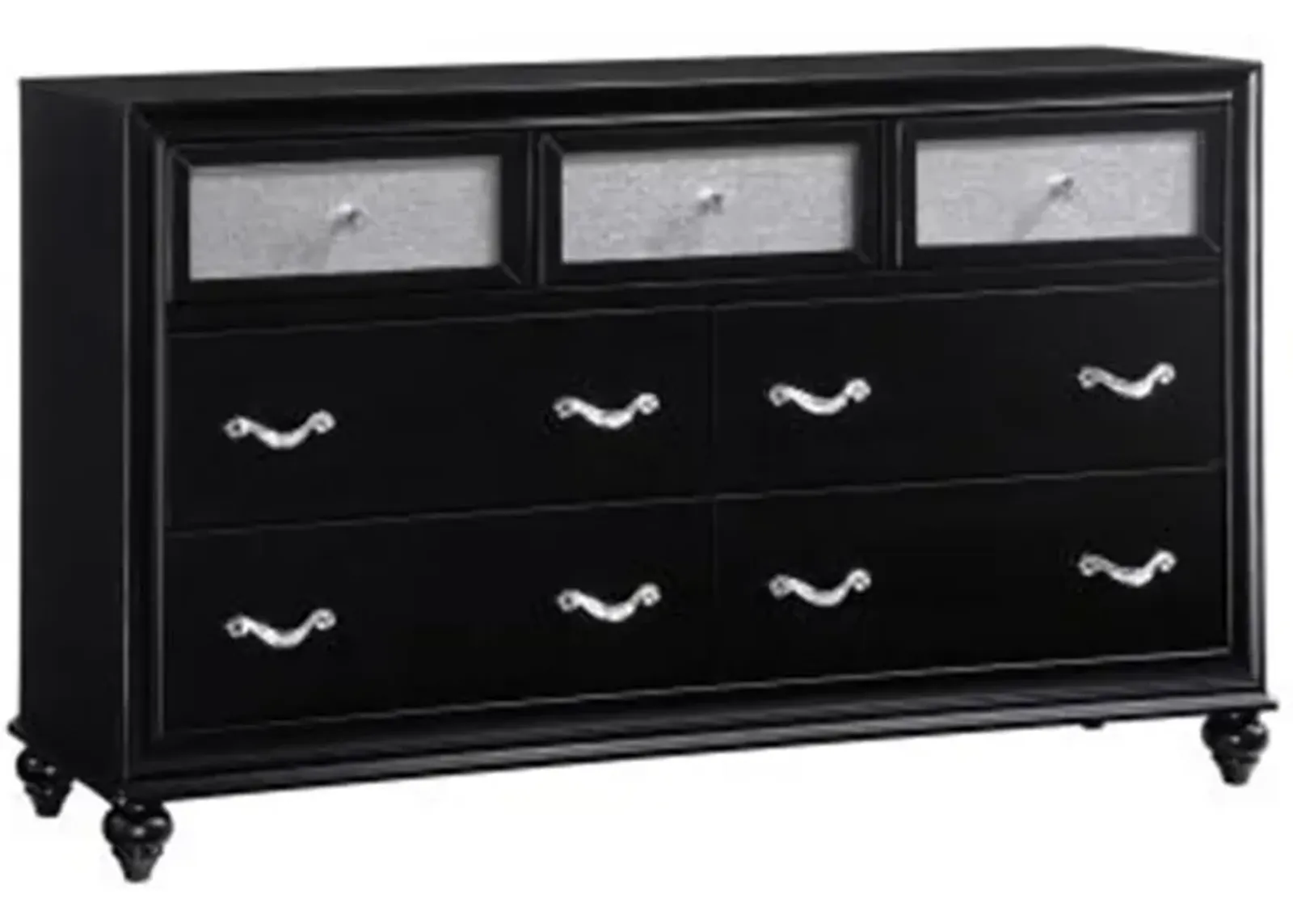 Coaster Barzini 7-Drawer Dresser Black