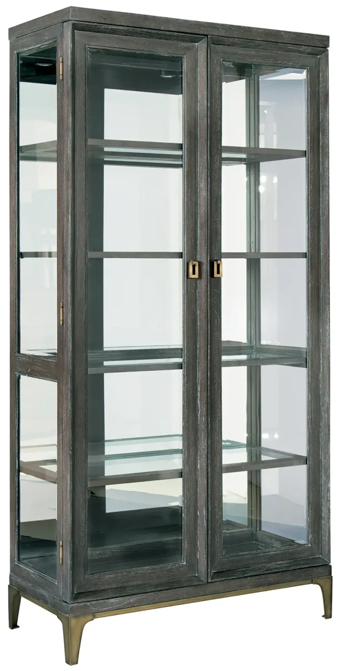 Hekman Display Cabinet Beveled Glass Edgewater