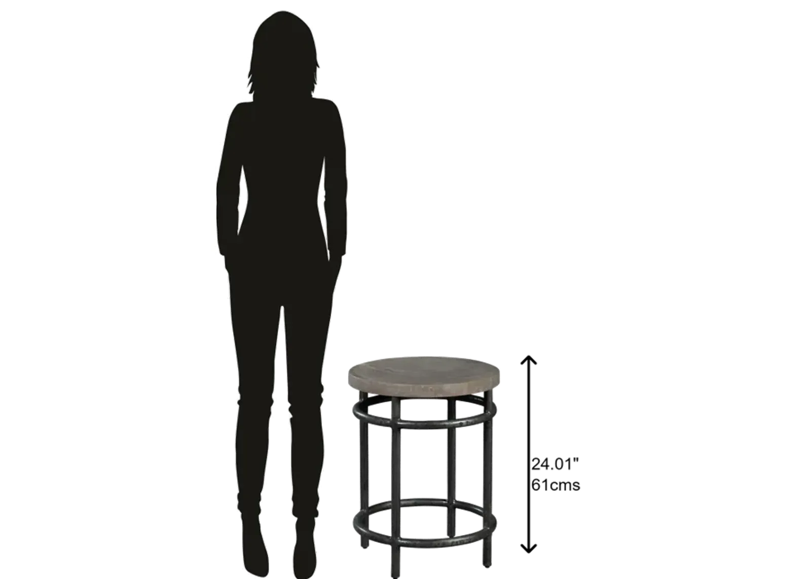 Hekman Round Pub Stool