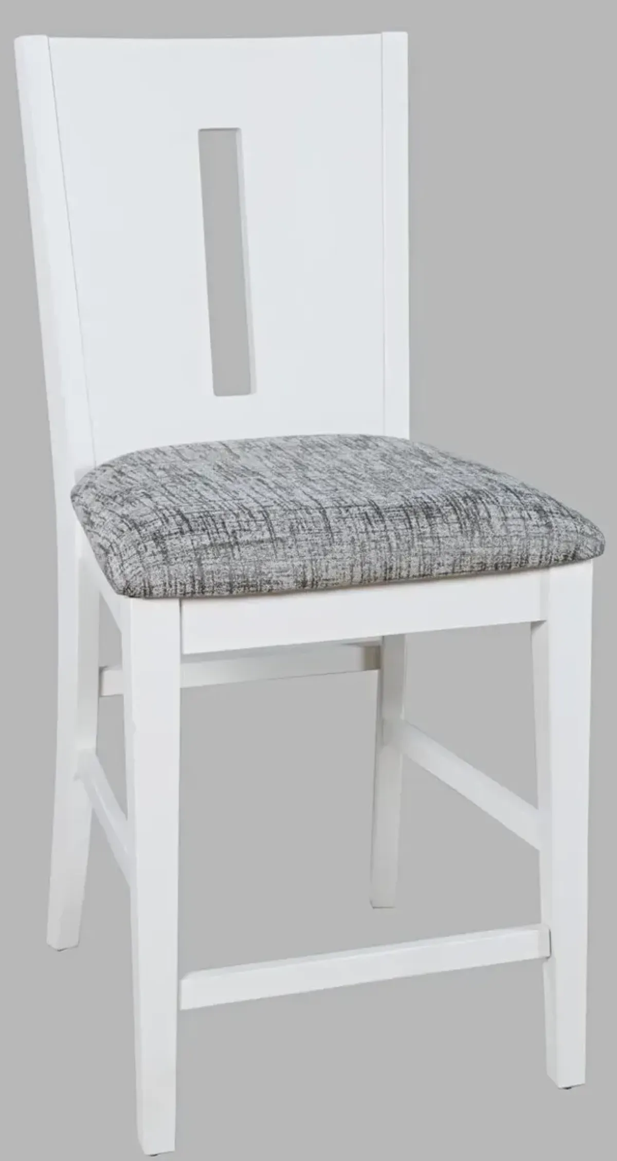 Jofran Urban Icon Slotback Stool White