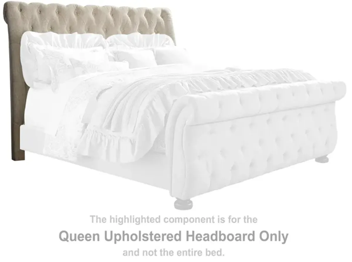 Ashley Willenburg Upholstered Linen Queen Headboard