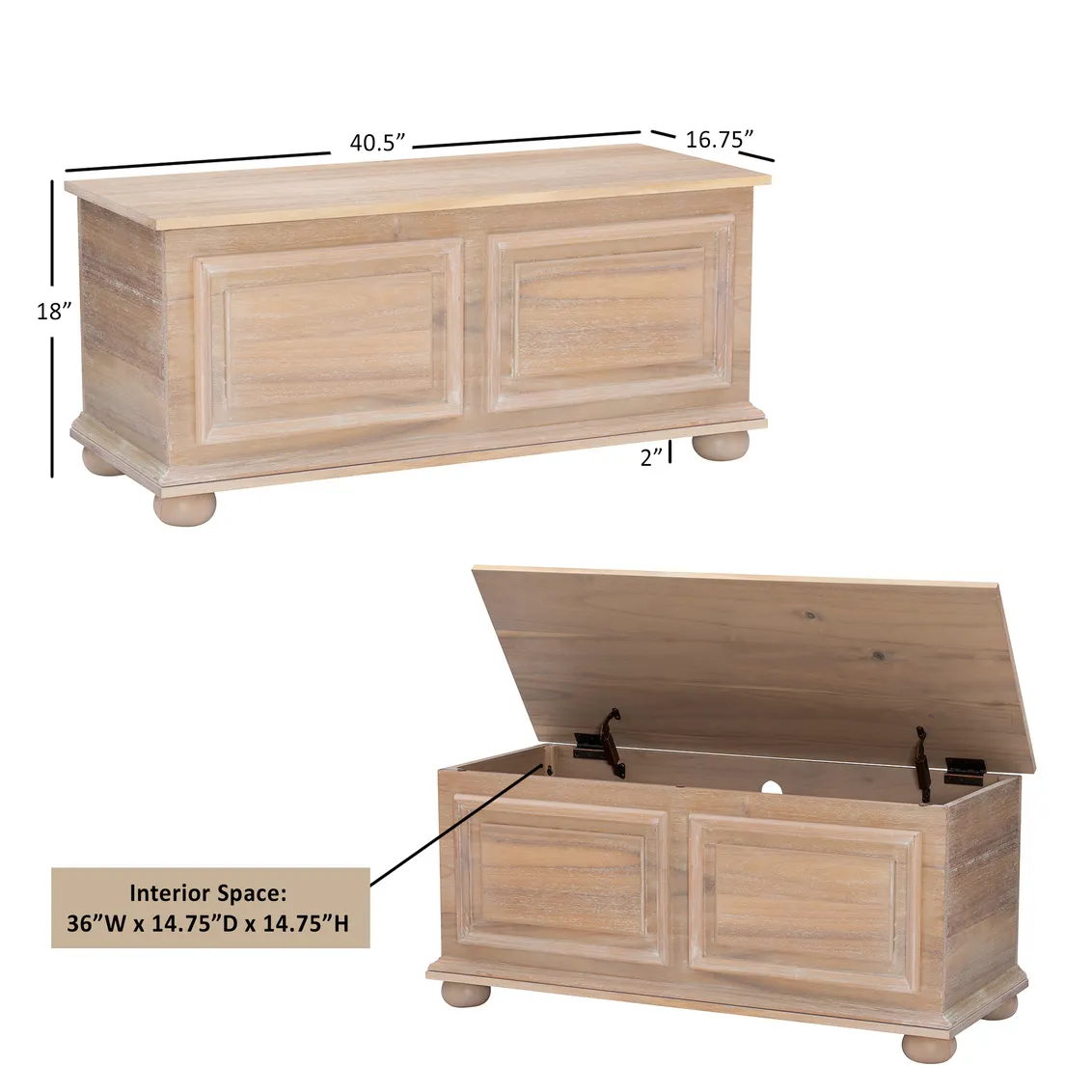 CHADWICK CEDAR CHEST - NATURAL