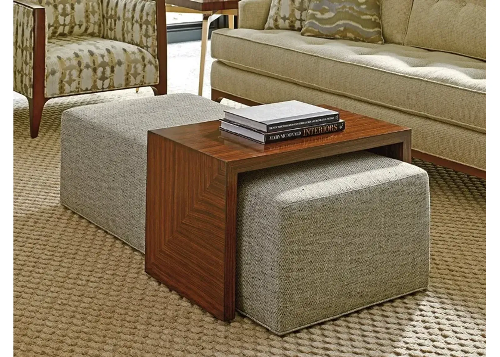 Lexington Upholstery by Lexington Broadway Cocktail Ottoman with Slide