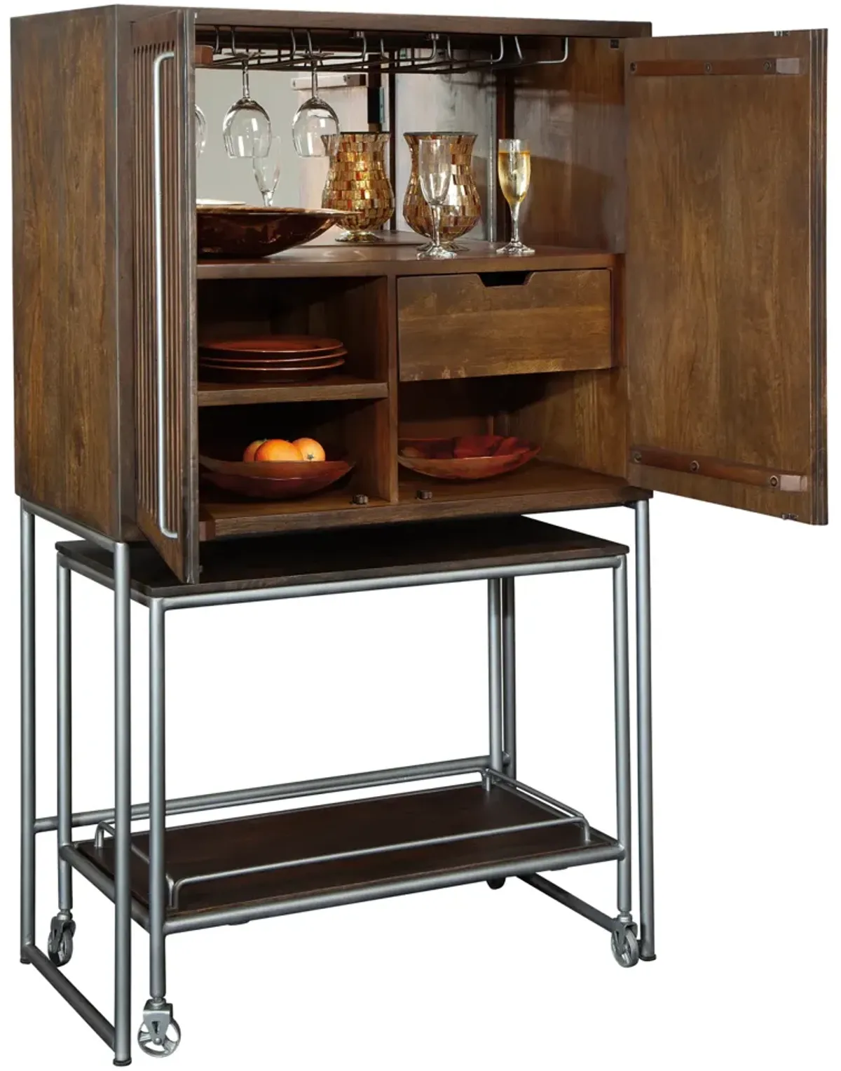 Howard Miller Bar Cart Wine & Bar Cabinet