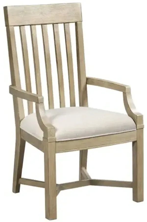 American Drew Litchfield Sun Washed James Armchair Driftwood
