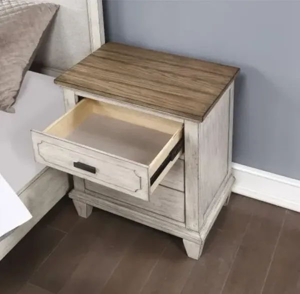 NEWPORT TWO-TONE NIGHTSTAND