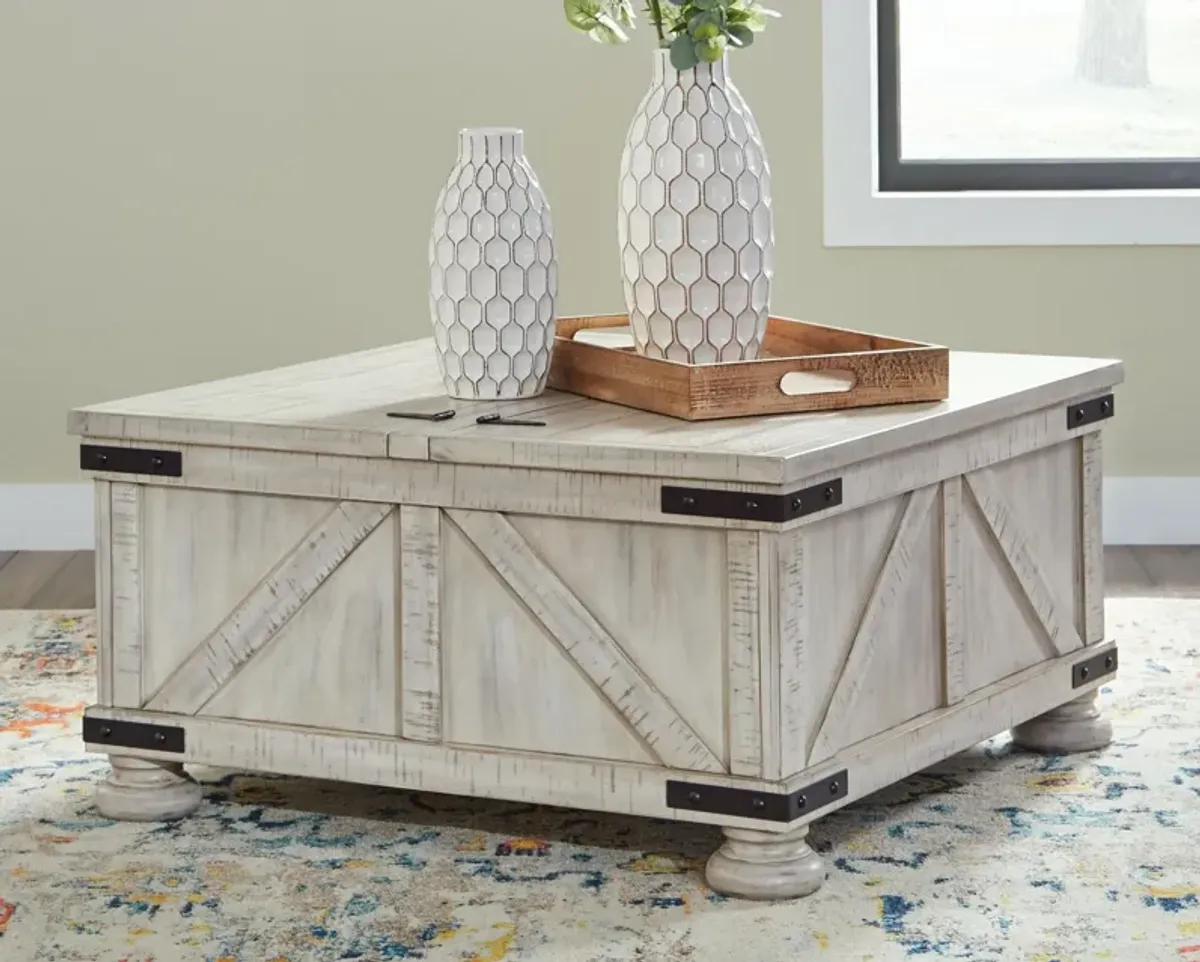 Ashley Carynhurst Whitewash Coffee Table