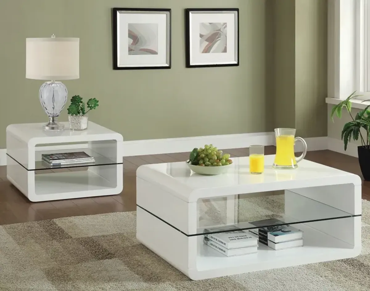 COFFEE TABLE GLOSSY WHITE