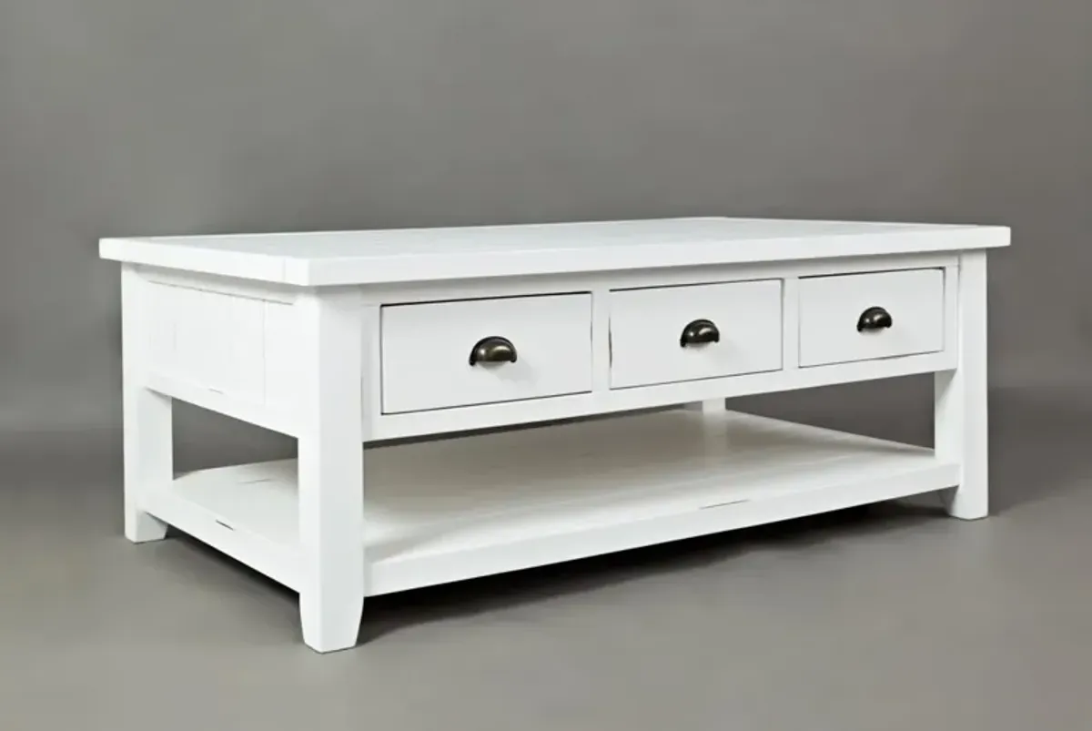 Jofran Artisan's Craft Cocktail Table Weathered White