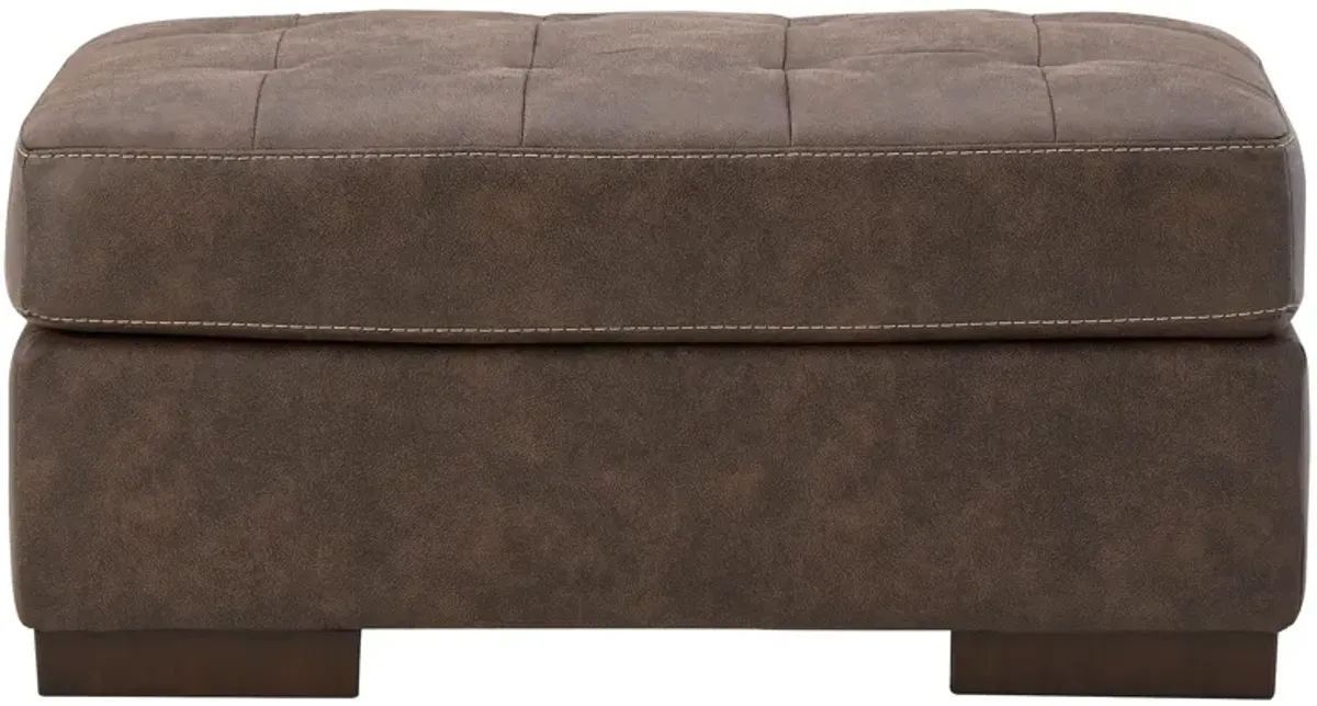 Ashley Maderla Walnut Ottoman