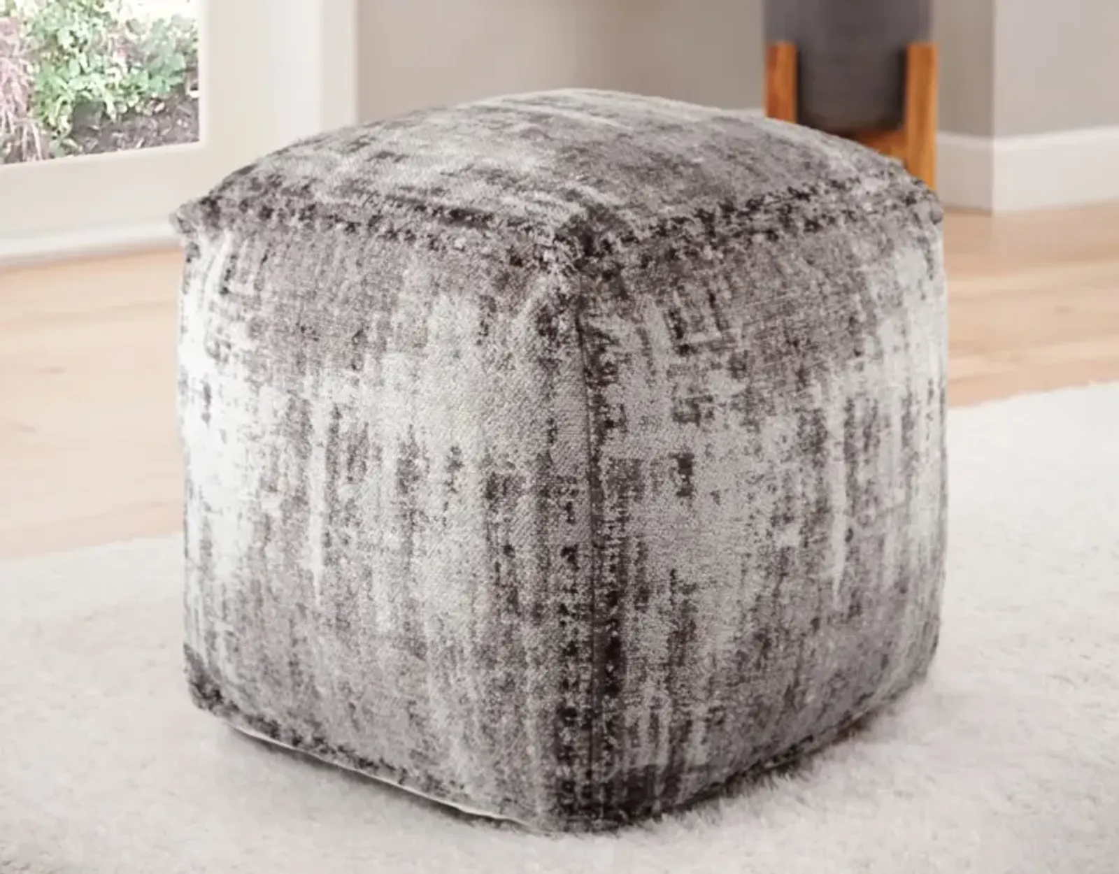 Steve Silver Hazel Handwoven Pouf