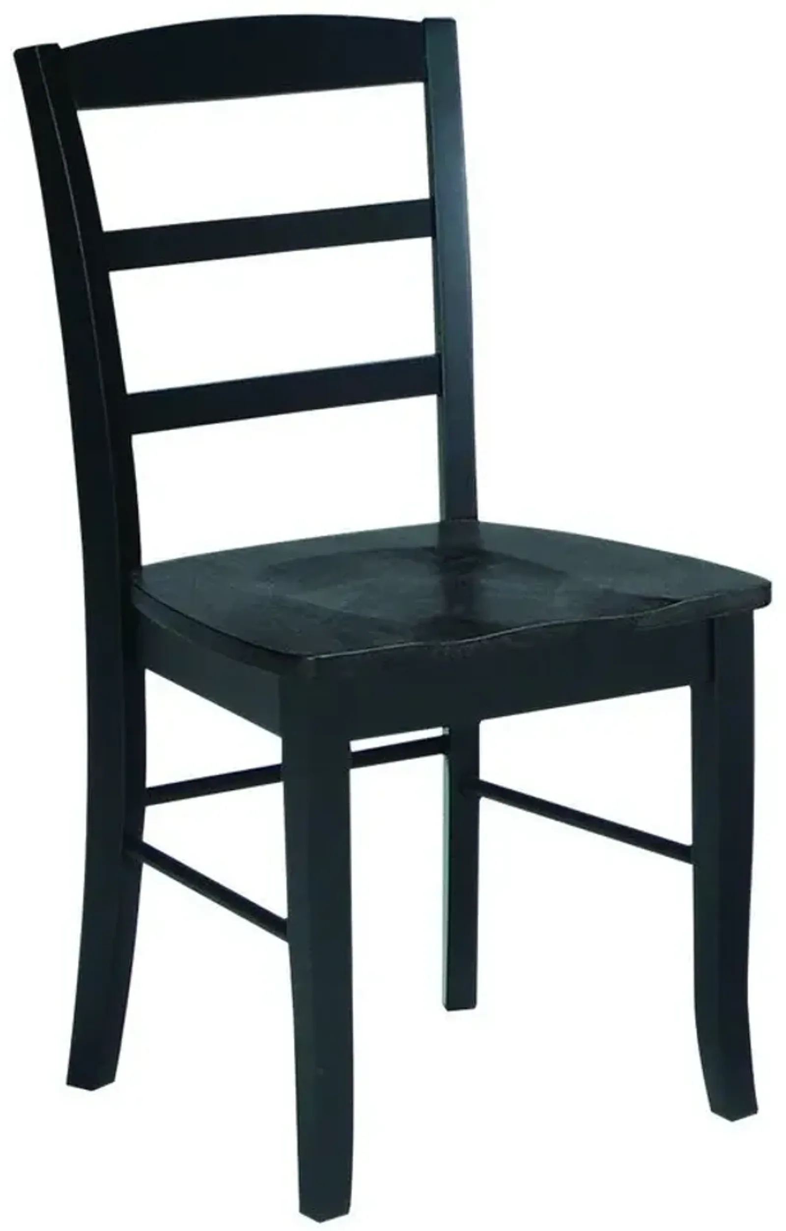 John Thomas Dining Essentials Madrid Wood Dining Chair in Black