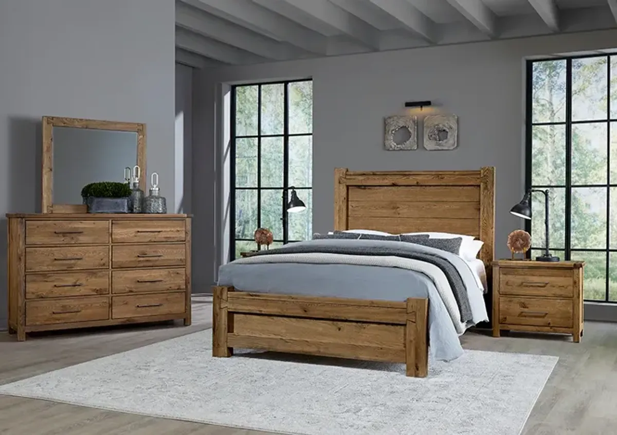 Vaughan-Bassett Dovetail Natural Dovetail Poster King Headboard