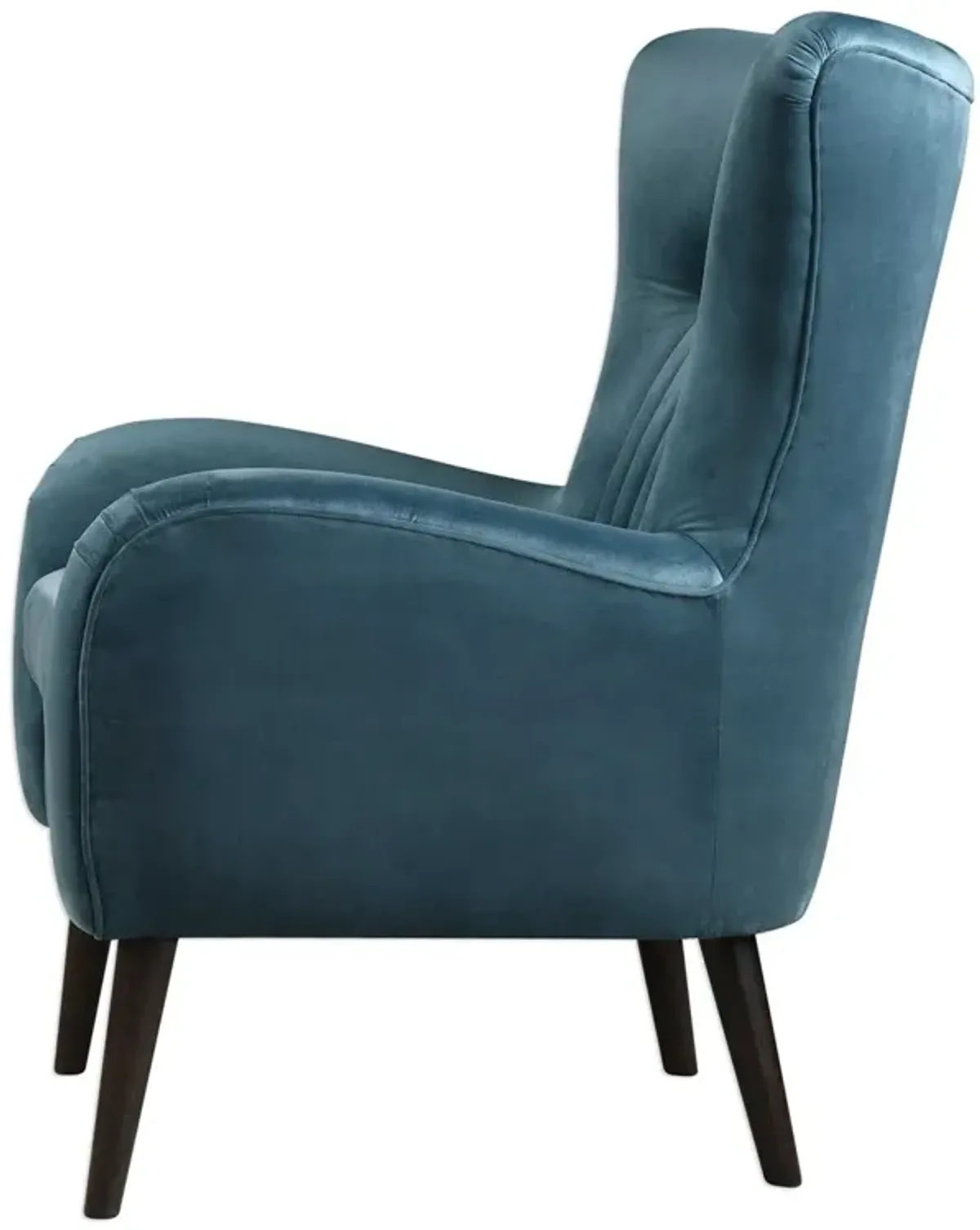 Uttermost Dax Teal Blue Accent Chair