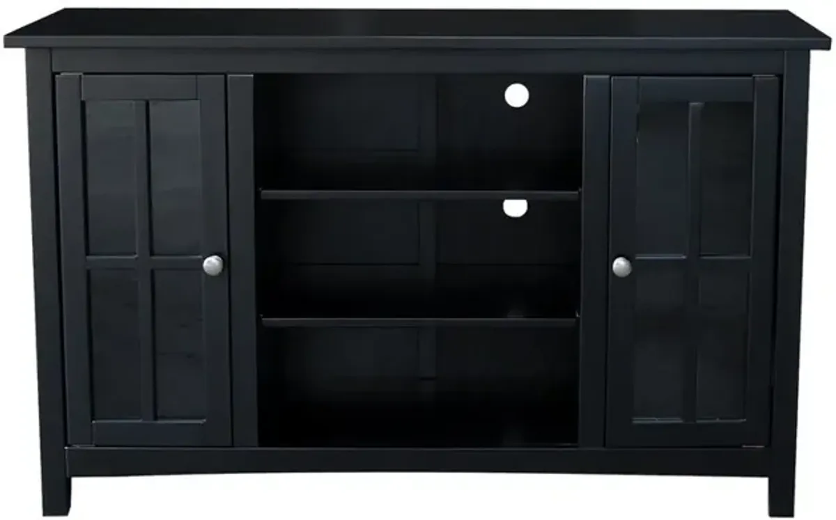 John Thomas Destinations 48 Inch TV Stand in Black