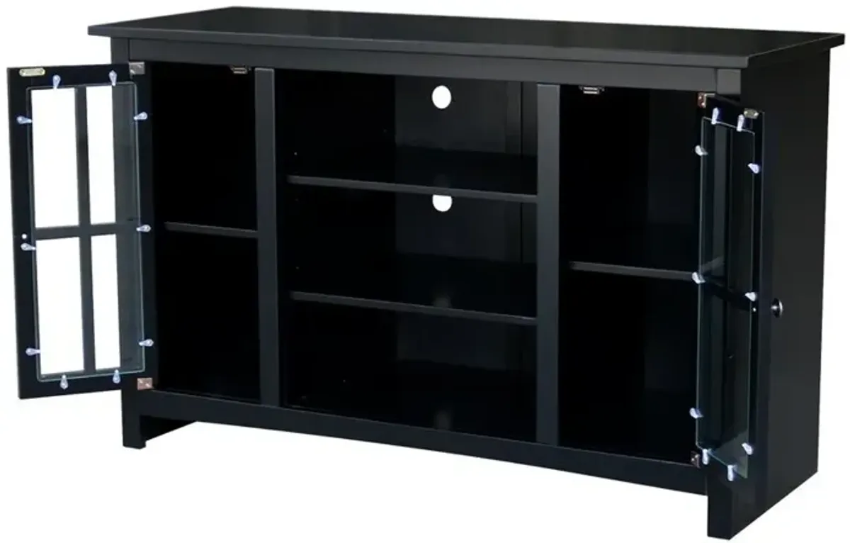 John Thomas Destinations 48 Inch TV Stand in Black