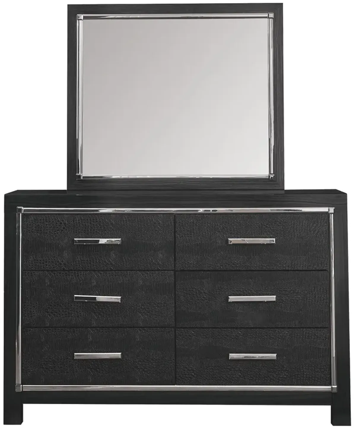 Ashley Kaydell Black Dresser & Mirror