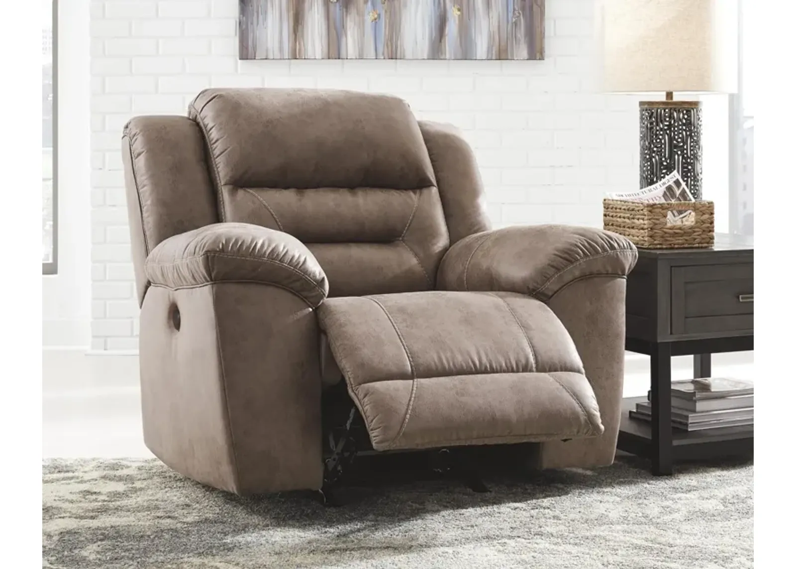 Ashley Stoneland Fossil Power Rocker Recliner