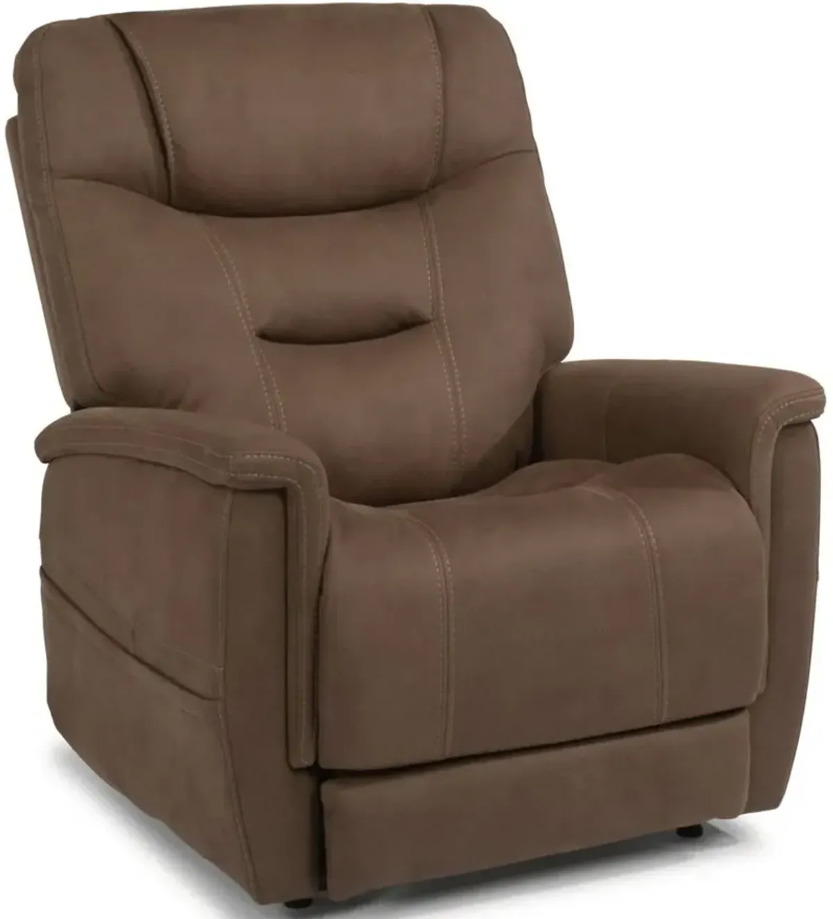 Flexsteel Shaw Brown Power Lift Recliner