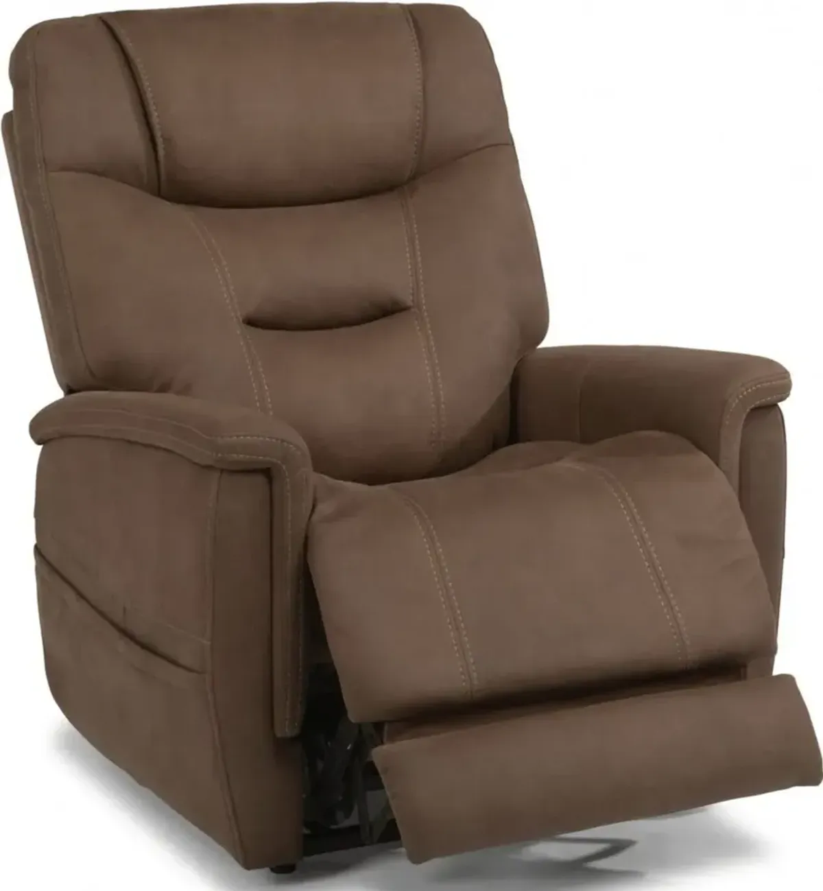 Flexsteel Shaw Brown Power Lift Recliner