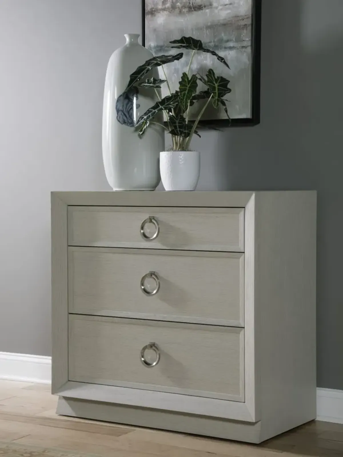 Artistica Home by Lexington Signature Designs Zeitgeist White Drawer Hall Chest