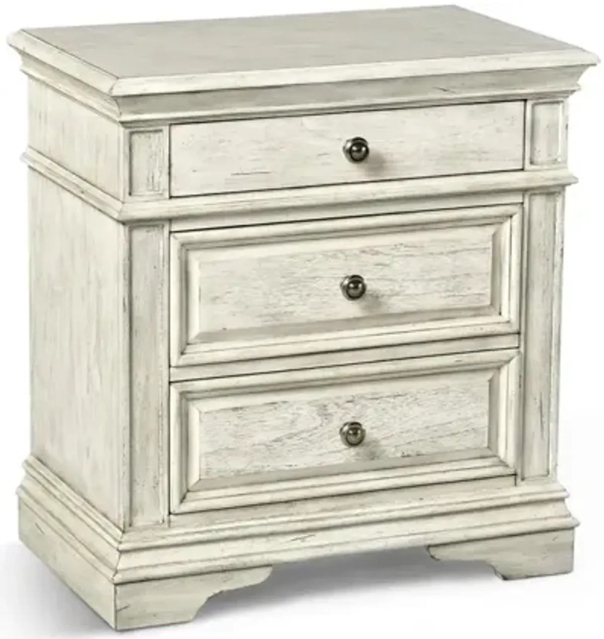 Steve Silver Highland Park Nightstand Cathedral White