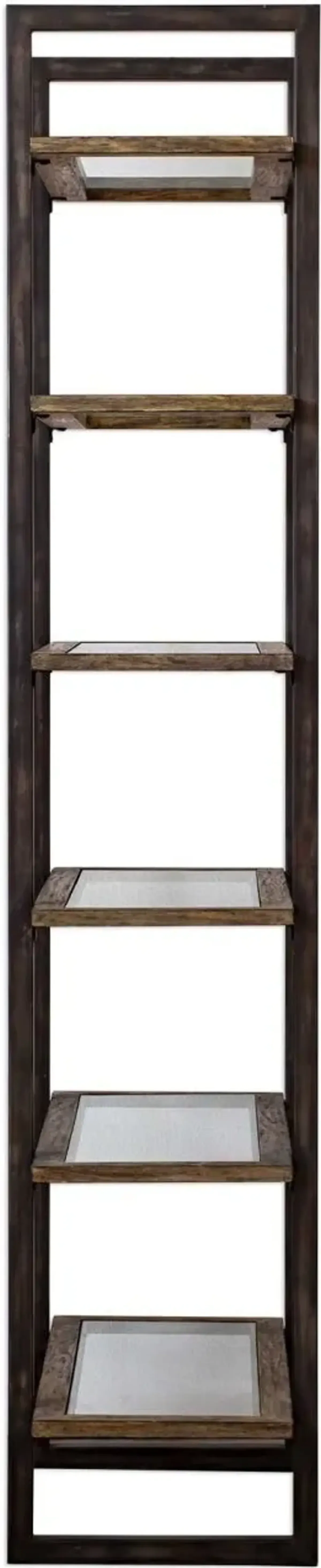 Uttermost Olwyn Industrial Diftwood Etagere Bookcase