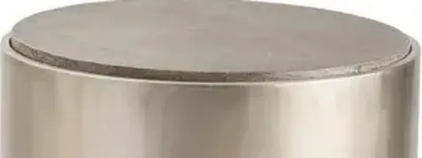 Crestview Trenton Gunmetal End Table