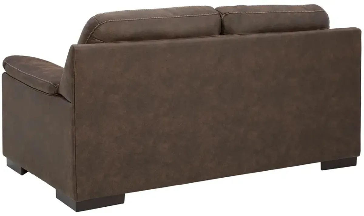 Ashley Maderla Walnut Loveseat