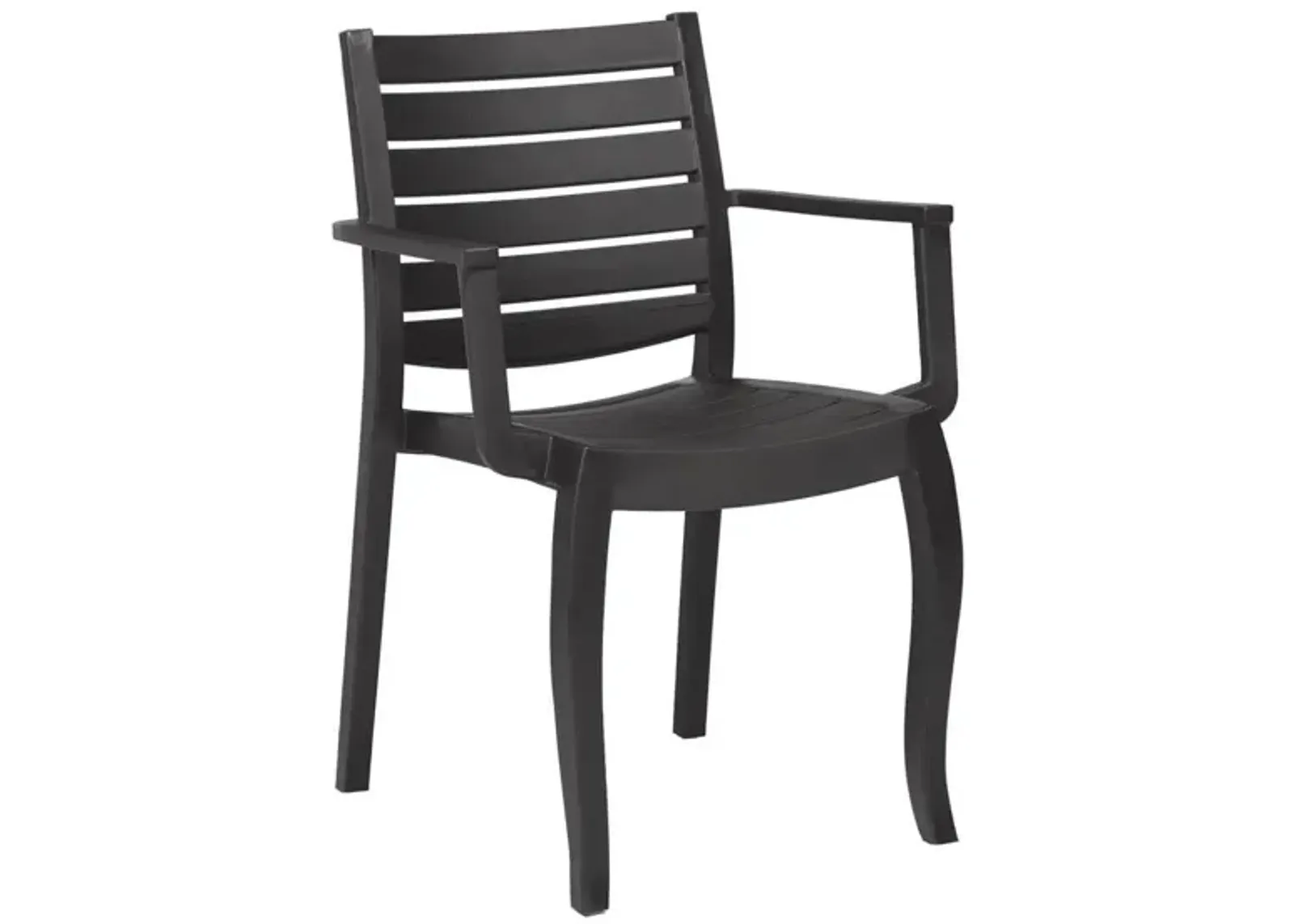 Rainbow Outdoor Zeus Wood Armchair in Anthracite